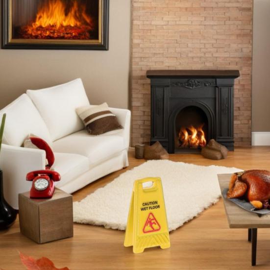 5 шт. Мини Предупреждение Мокрый Пол Односторонний Реалистичный Миниатюрный Собака Кошка Рвота Предупреждающий Знак Маленький Предупреждающий Знак Настольная Игрушка