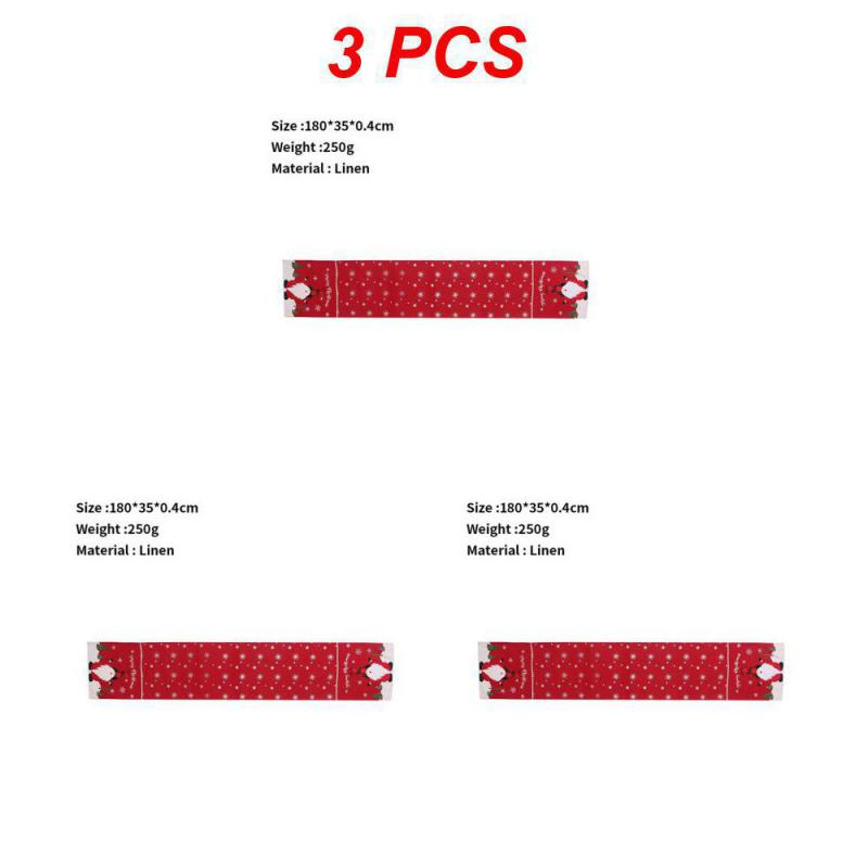 Рождественская дорожка для стола Веселое рождественское украшение для дома Декор для рождественской вечеринки 2024 Navidad Notal Noel Украшение С Новым годом 2025