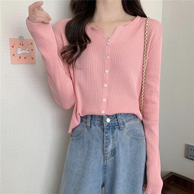 Loose Knitted Autumn New Cardigan Sweater Sweater Jacket Top Womens Clothing