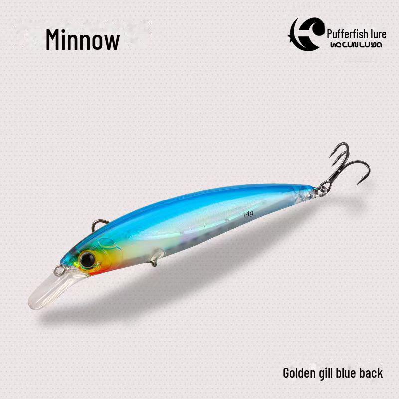 Плавающие бусины Minnow для дальнего заброса, Luya Hovering Fish Bait для рыбалки на открытом воздухе