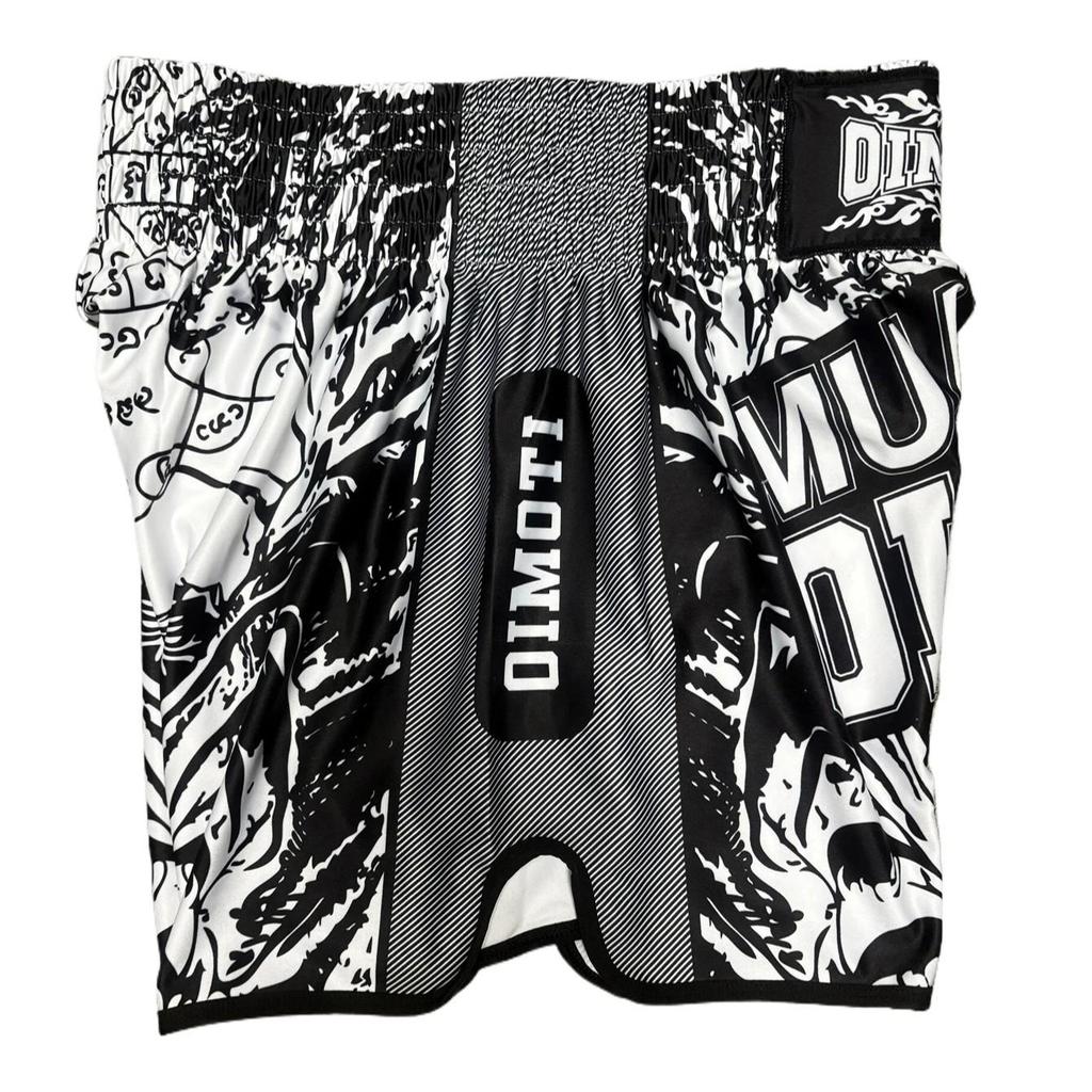 Yarn Tattoo Protect Muay Thai Kickboxing Boxing MMA UFC Casual Shorts Gym Sport Unisex Men Women Workout Quick Dry Print Elastic High Waist Training