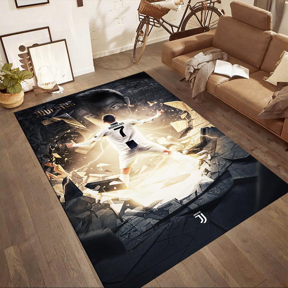 Cristiano Ronaldo Area Rug Perfect For Bedrooms Playrooms Foyer Kitchen Antislip Rug Anime Office Decor Birthdaychristmas Gift