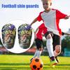 1 Pair Mini Soccer Shin Guards Cartoon Anti-slip Kids Teens Adults Players Miniature Shin Pads Protectors Football Games Protective Equipment