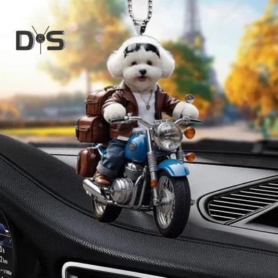 Подвесной кулон в виде кошки с ремешком, легко подвешивается, очаровательная кошечка, акриловая подвеска, украшение на рождественскую елку