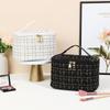 Маленькая сумка для макияжа с ароматом, портативная сумка для хранения косметики большой емкости, портативная дорожная сумка для туалетных принадлежностей