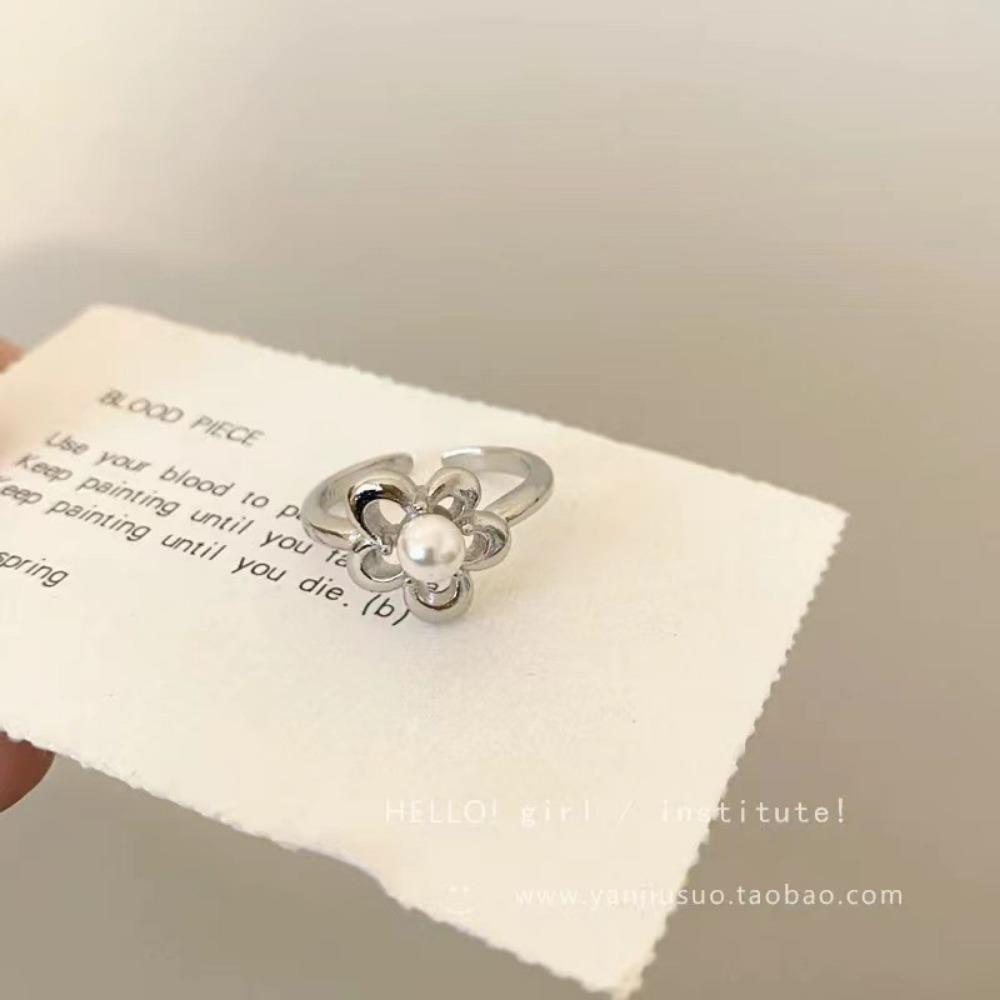 Французское ретро синее кольцо-бабочка, чувство дизайна, темперамент, личность, простое, холодное чувство, универсальное кольцо