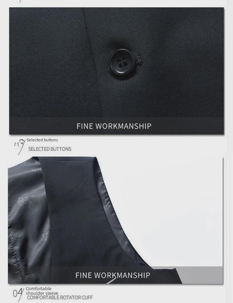 Мужской тонкий корейский жилет: Жилет в деловом стиле весна/лето