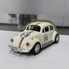 Simualtion 1/18 Scale Classic Beetle 1955 Car Model Collection Sound and Light Children Boy Toy Vehicle Gift Home Decor