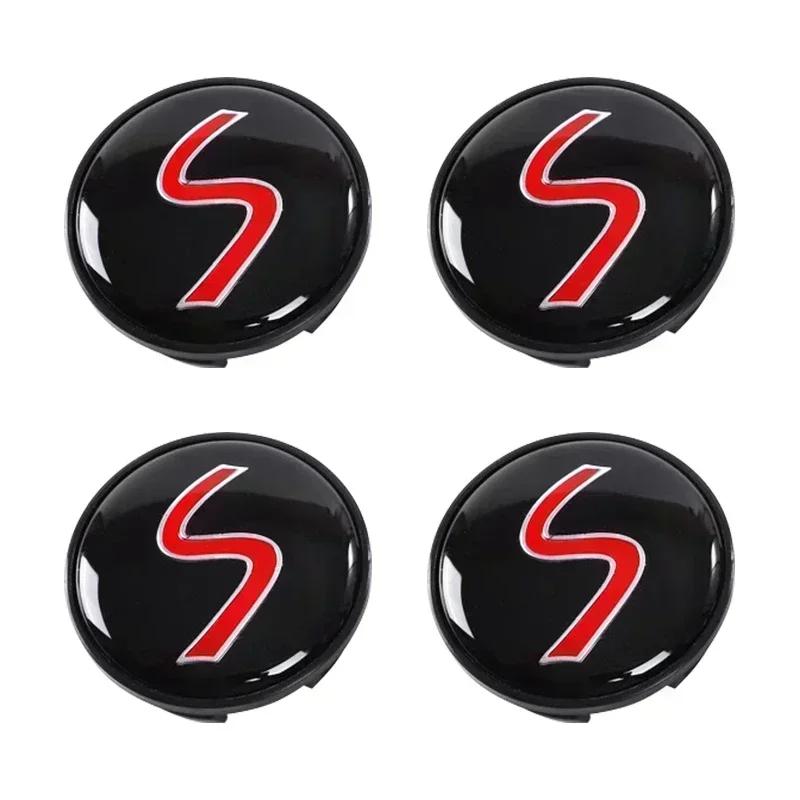 4pcs 54mm 56mm Car Wheel Center Hub Cap Badge Emblem Sticker For BMW Mini Cooper One S JCW R50 R53 R55 R56 R57 R60 F55 F56