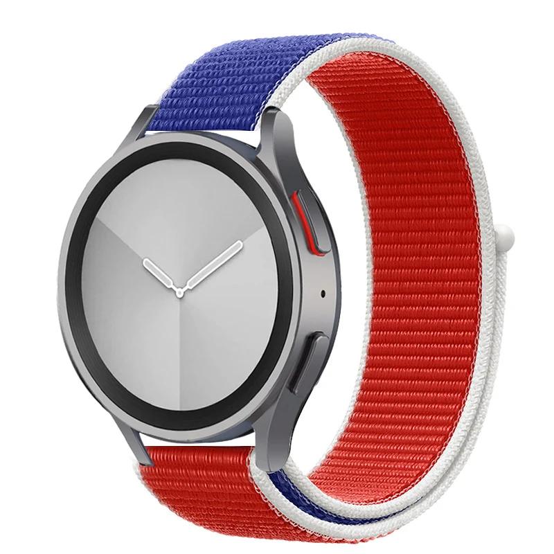 Nylon Loop Band For Samsung Galaxy Watch 6/5/pro/4/Classic/active 2 43-47-44mm 20mm/22mm Sport Bracelet Huawei Gt 4/2/e/3 Strap