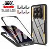 Shockproof 360° Full Body Cover Phone Case For POCO F7 Ultra X7 M6 X6 F6 Pro C65 Silicone Funda For POCO X5 X4 X3 F5 Pro Cover