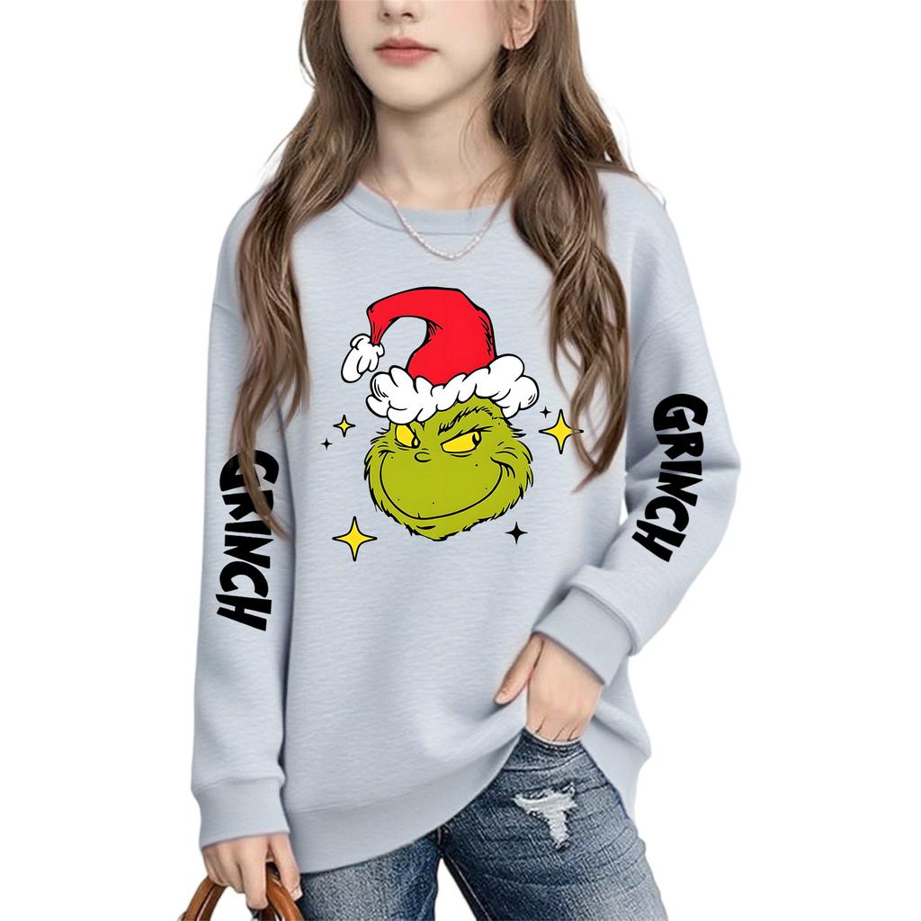 Boys Girls Child Fashion Daily Versatile Casual Crewneck Sweatshirts Daily Long Sleeve Patchwork Top Sweatshirts