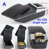 Universal Car Armrest Box Universal Center Centre Console Armrest  Large space Central Store Content box with cup holder ashtray
