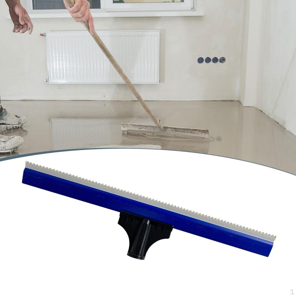 Эпоксидный скребок для пола Цементное покрытие Зубчатая плоская Мягкая резиновая грабля для начинающих Универсальный