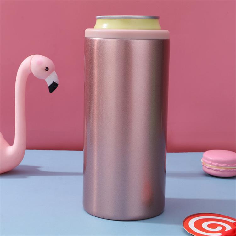 Охладитель для банок 12 унций Универсальная изолированная кружка из нержавеющей стали Легкий Эффективный Охладитель для банок с напитками для дома и улицы