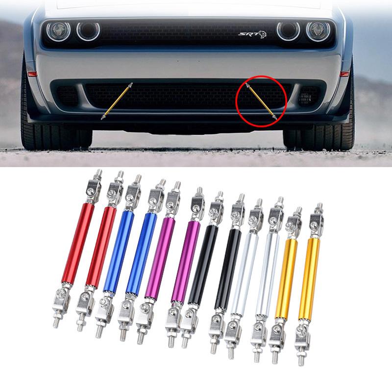 2X Универсальный Гоночный Регулируемый Передний Задний Сплиттер Губы Бампера Комплект Опорных Штанг Гоночный 75мм/100мм/150мм/200мм Стайлинг Авто Тюнинг