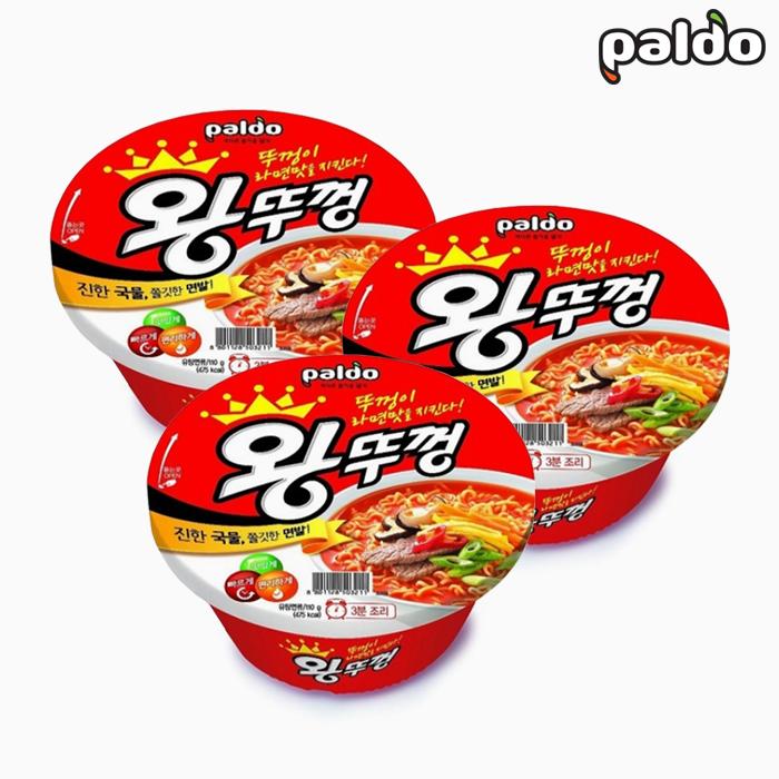 Paldo Ван Туконг Рамэн в чашке 110г (3 разных количества)