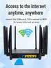5G CPE WiFi 6 Dual-Band Router with SIM Card Slot (Central Asian Version)