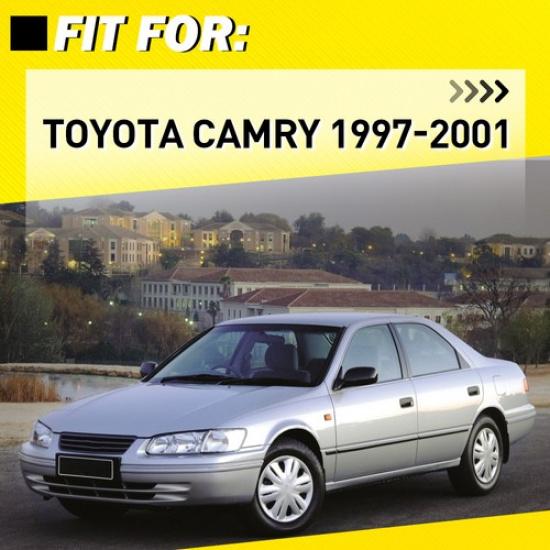 fits 97 Toyota Camry Interior ide Door Handle Trim Front Rear LH RH Gray Set