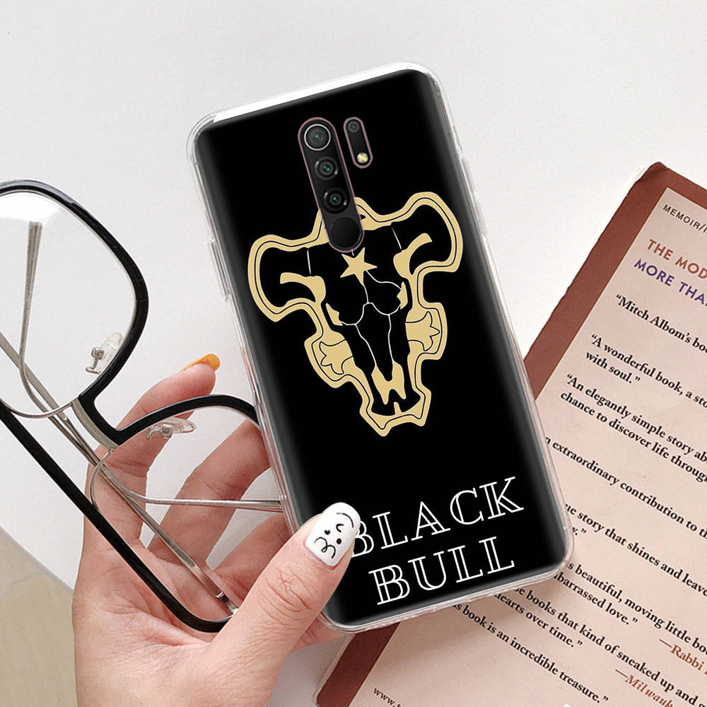 Чехол DT51 Black Clover Anime для Samsung A04 A14 A23 A34 A54 M23 M33 M52 M53 Realme 10 9 C30S C35 C55 VIVO Y02S Y21 Y33S Y51 X80 Pro Прозрачная крышка
