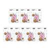 Прозрачная декоративная наклейка Line Friends BT21, печенье, 7 шт.