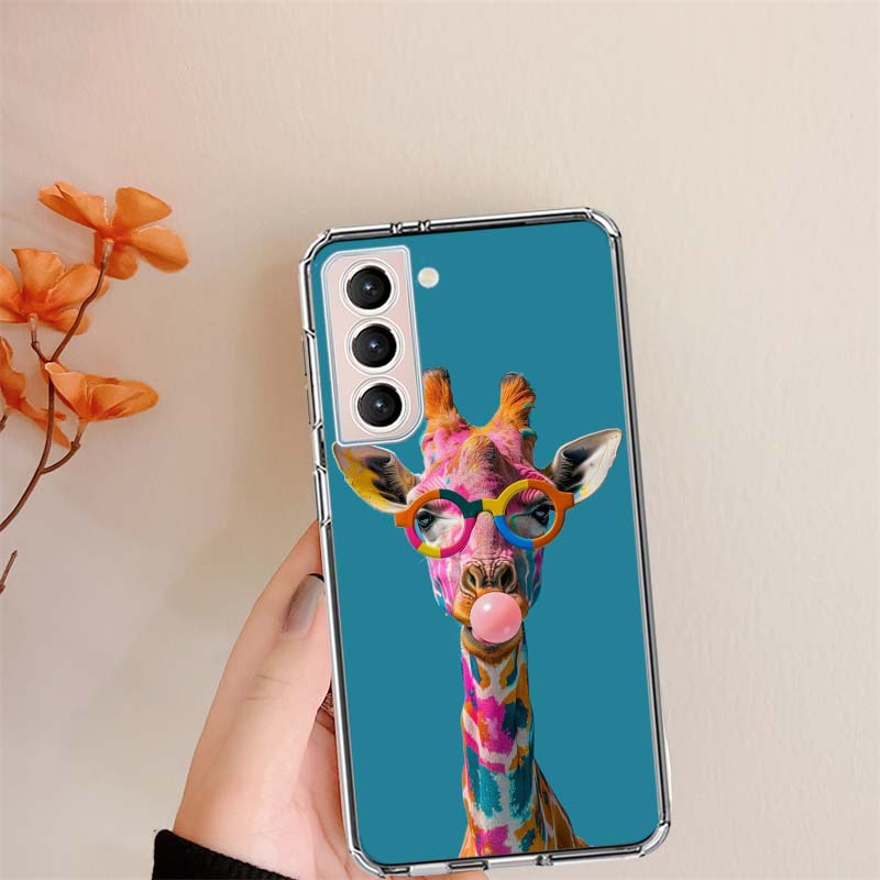 Giraffes Have Long Necks Phone Case For Samsung S24 S25Edge Galaxy S22 S25 Ultra S21 S23 FE S20 S10 Plus S10E Cover Shell Coque