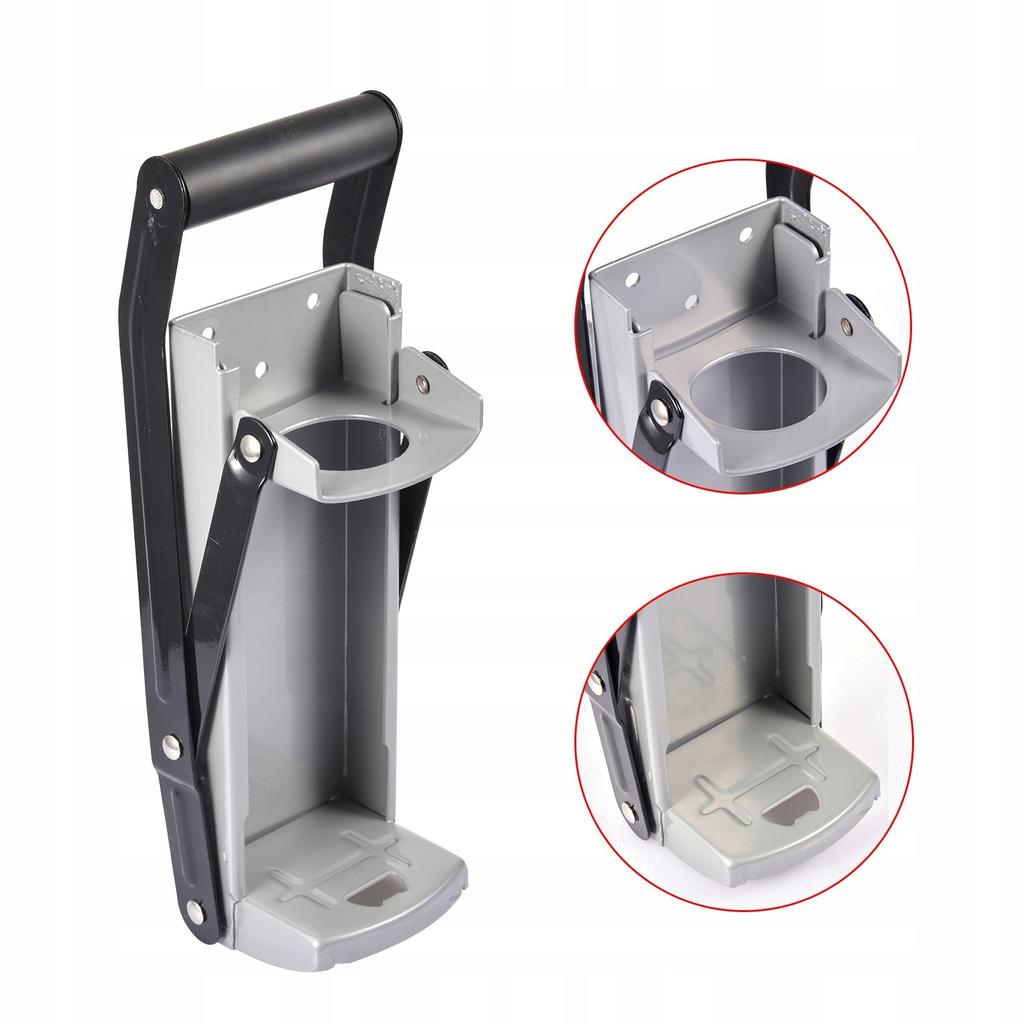 Portable or wall-mounted can crusher + opener