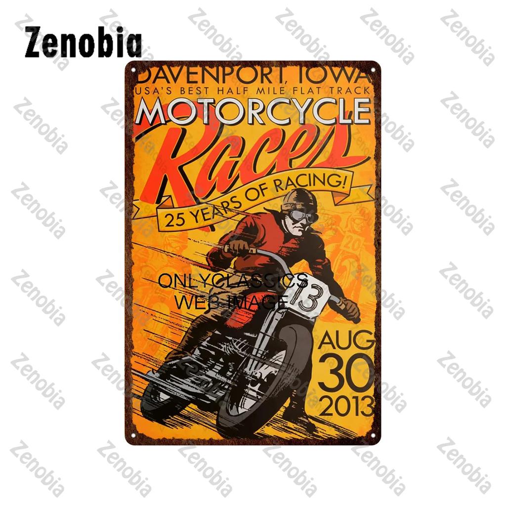 Motorcycles Metal Signs Tin Sign Ace Cafe London Road Race Wall Stickers Isle of Man TT Garage Bar Pub Home Wall Decoration