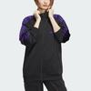 adidas Оригинальная куртка унисекс с логотипом бренда FW24, тремя полосками, воротником-стойкой, на молнии, черная, Energy-Ink IZ4923