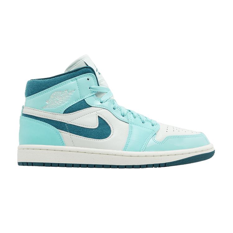 Jordan 1 Mid Chenille Bleached Turquoise (Women's) Sneakers