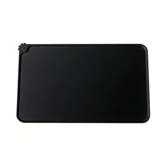 Pet Bowl Mat Anti-Slip Waterproof Raised Edge Pet Food Mat Silicone Pet Feeding Mat for Cats Dogs Water Bowl Food Dish