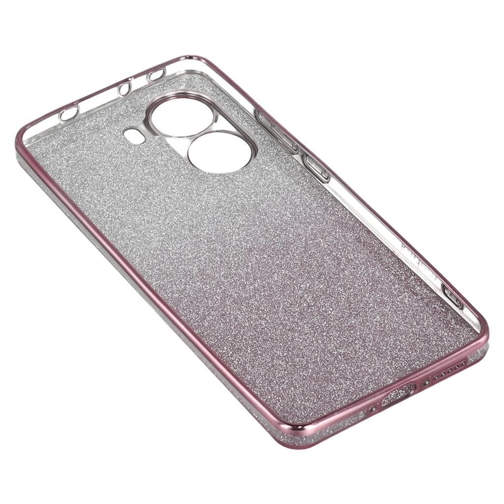 KADEM For Xiaomi Poco X7 Pro 5G Case Flower Pattern TPU Gradient Phone Cover with Lanyards