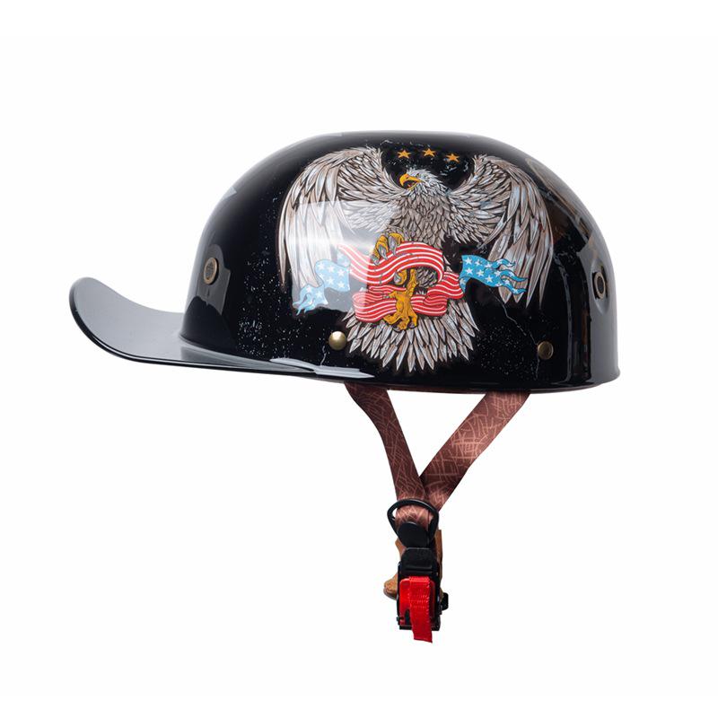 Полушлем для взрослых в стиле ретро с электроприводом, дизайн Street Fighter, легкий, серый, для мужчин и женщин.