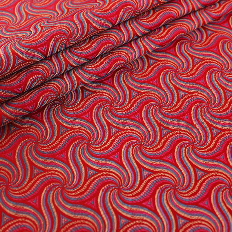 100*114cm Vintage Chinese Style Damask Fabric For Sewing Diy Hanfu Baby Clothes Wallet Scarf Garment Patchwork Material