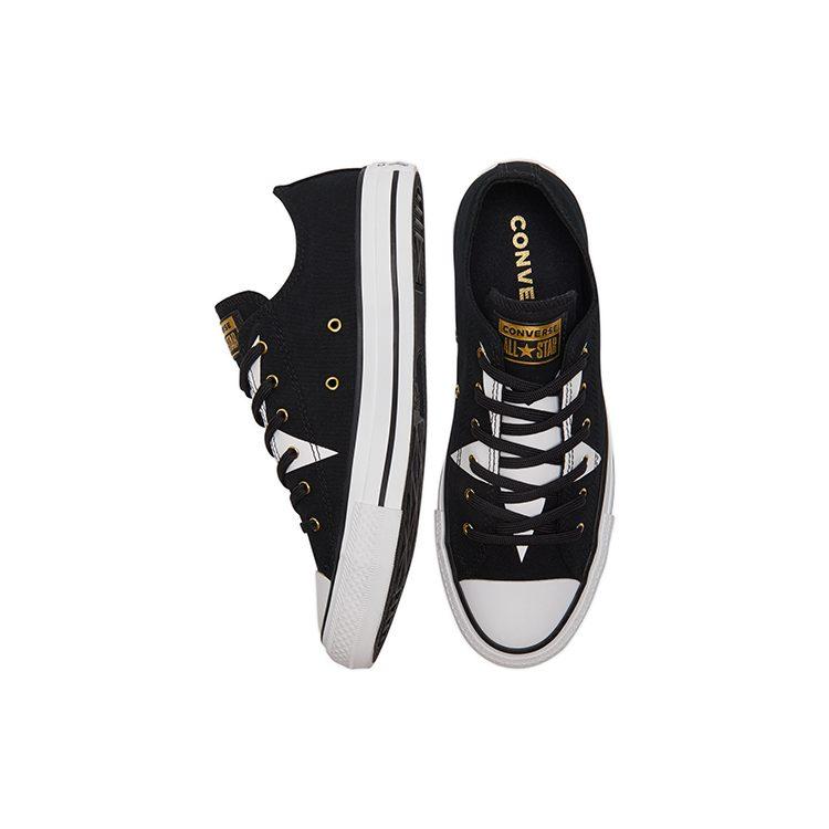Converse Кеды Chuck Taylor All Star Черный/Белый/Золотой A02580C