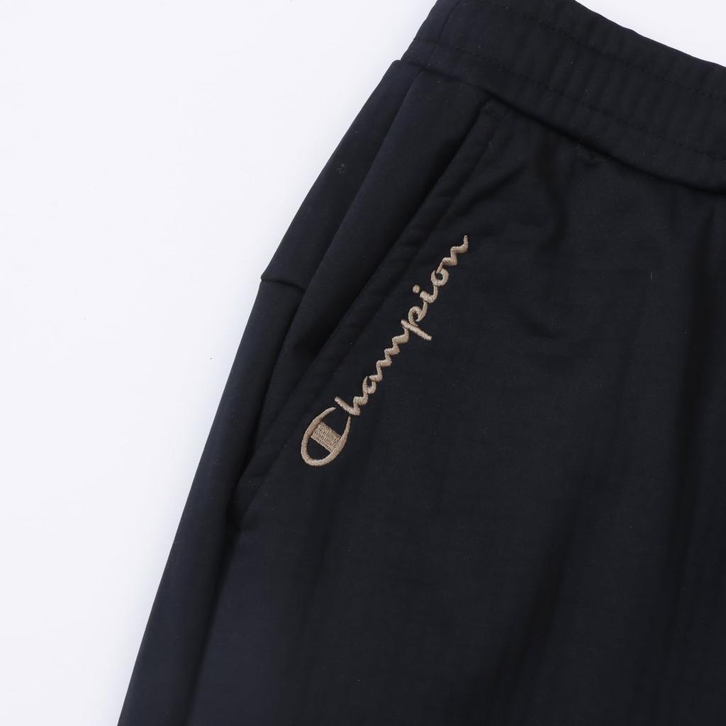 Champion Лонг с вышивкой для базовых видов спорта и брюки, стрейч, теплый, водоотталкивающий, ветрозащитный, с логотипом, для тренировок, C3-CS211-090-XL