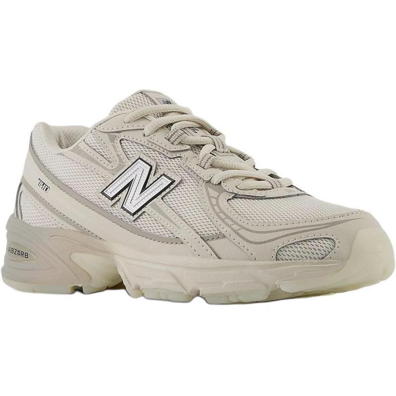 New Balance NB 740 Амортизаторы Низкие Детские Кроссовки для Бега Бежевые Кроссовки GR740LN1