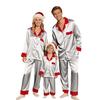 Family Christmas Pajamas Matching Sets 2 Pieces Parent-child Outfits Cozy Breathable Pjs Outfits Christmas Themed Costumes for Family