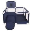 Square Play Pen Filed No Balls Basketball, Blue
