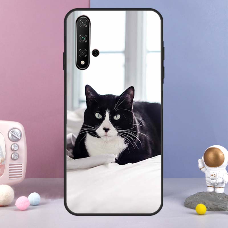 Милый Кот Животное Для Huawei Nova 5T 9 10 SE 7i 8i 11i 12i Y73 Y90 Y70 Y72 Y61 Y91 Y60 P20 P30 P40 Lite Чехол