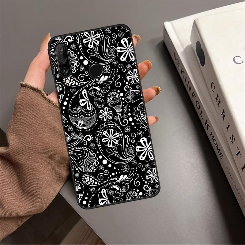 Бандана Пейсли для Huawei P40 P20 P30 Lite P60 Pro Nova 12i 12s 11i 10 9 SE 5T Y91 Y90 Y60 Y70 Y72 Y61 Чехол