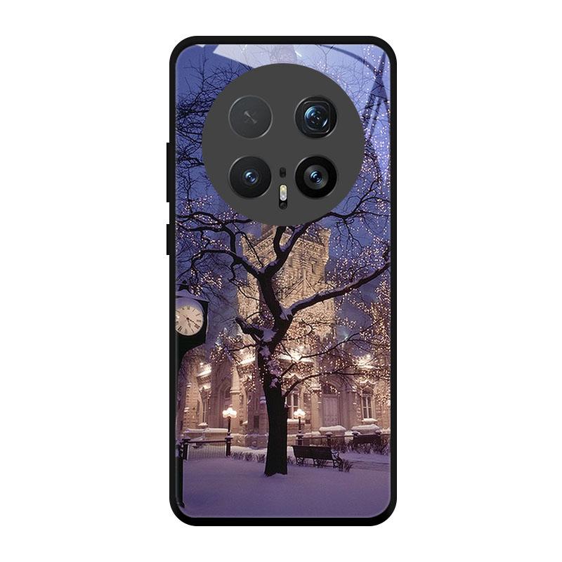Рождественская Расписная Крышка Для Honor Magic 7 8 X60 X50 Pro Magic8 X50i X50GT 90 Lite Чехол Защита из Закаленного Стекла Funda Shell