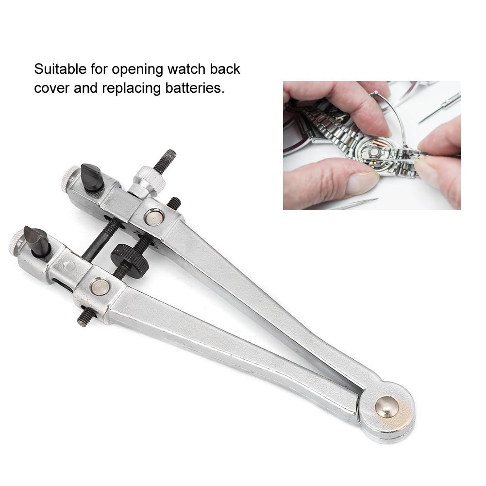 Профессиональный регулируемый инструмент для открывания задней крышки часов, ключ для ремонта, инструмент для снятия крышки