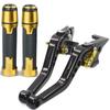 CNC Aluminum Brake Clutch Lever Perch With Grip Cover Kawasaki Ninja 250 Z300 EX300 Motorcycle