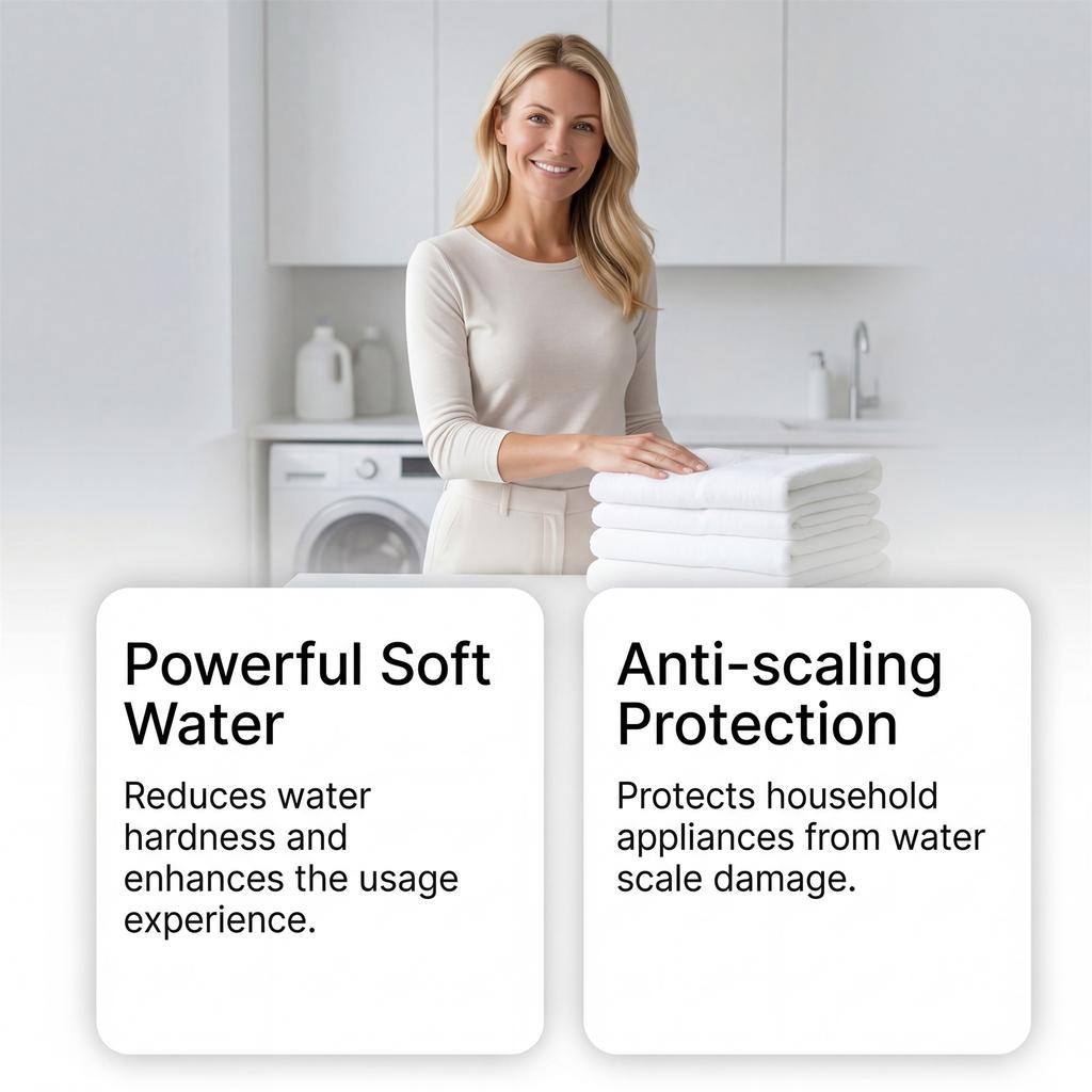 Water Softener Pellets for Household Appliances 100g Pack Reduces Scale Build-up Protects Washing Machines Dishwashers and Water Heaters