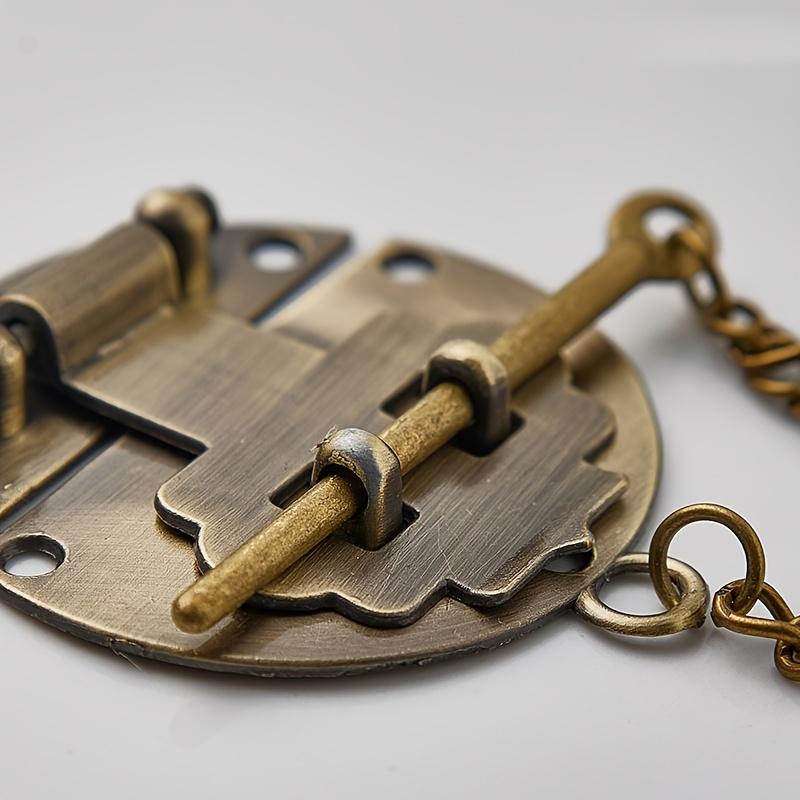 3pcs Vintage-Style Alloy Lock - Durable Brass Finish, Ideal for Jewelry Boxes, Gift Boxes, and Suitcases | Easy To Install, Multi-Purpose Decorative