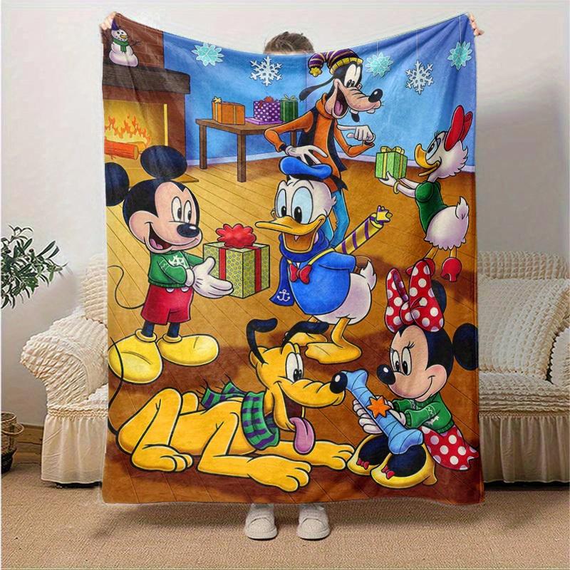 1 шт., Уютный домашний декор: Плед-диван Disney, идеально подходит для спальни, гостиной, путешествий, кемпинга