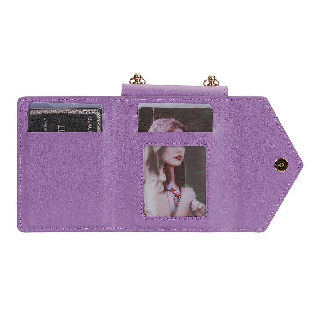 For Samsung Galaxy Z Flip 5 5G Luxury Leather Lanyard Phone Case Strap Wallet Card Slot Holder Galaxy Z Flip 5 Shockproof Protective Cover