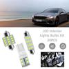 20Pcs T10 LED Car Interior Lights DC 12V LED Car Interior Replacement Bright Dome Lights for Car Truck License Plate Bulbs