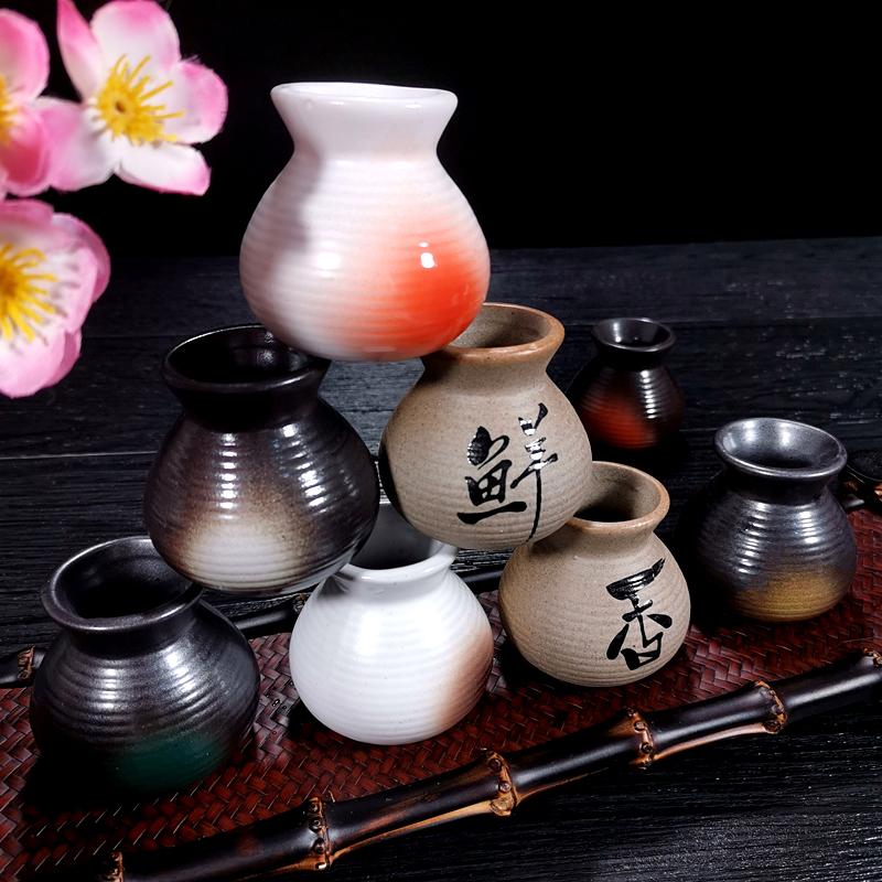 Магазин суши Декор для тарелки сашими Маленькая бутылка Бочонок для сухого льда Керамический держатель для зубочисток Японский стиль Фруктовые палочки Контейнер Банка Коробка